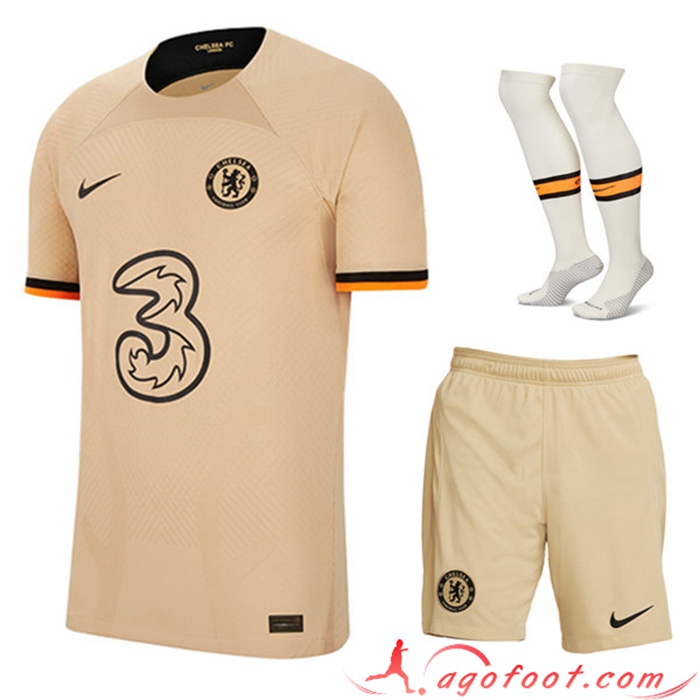 Ensemble Maillot Foot FC Chelsea Third (Short + Chaussettes) 2022/2023