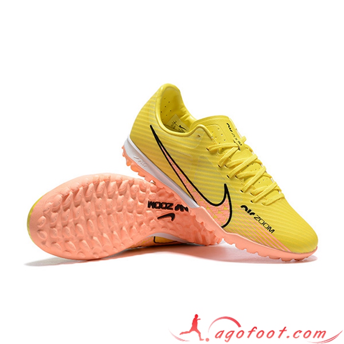 Nike Chaussures de Foot Air Zoom Mercurial Vapor- XV Academy TF Jaune