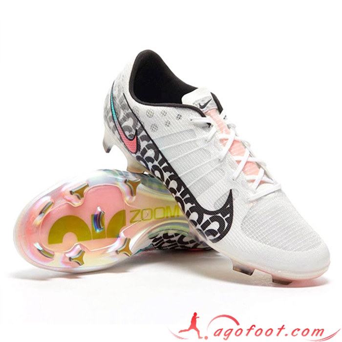 Nike Chaussures de Foot Mercurial Air Zoom Ultra SE Blanc/Noir