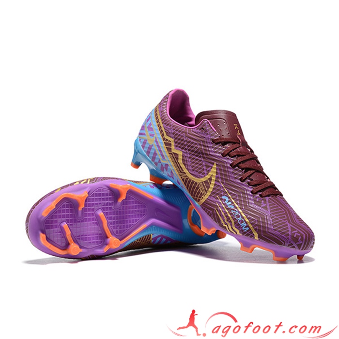 Nike Chaussures de Foot Mercurial Vapor XV FG Pourpre/Bleu