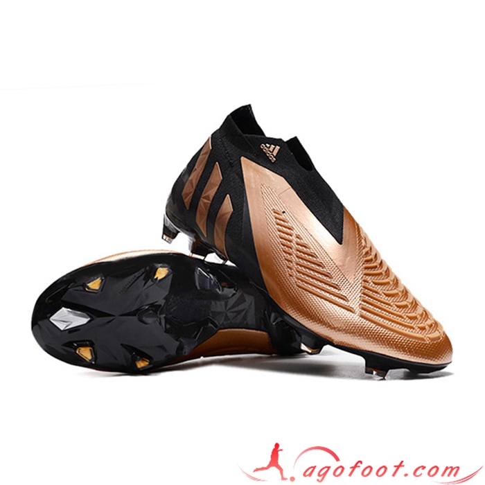 Adidas Chaussures de Foot Predator Edge+ FG Brune