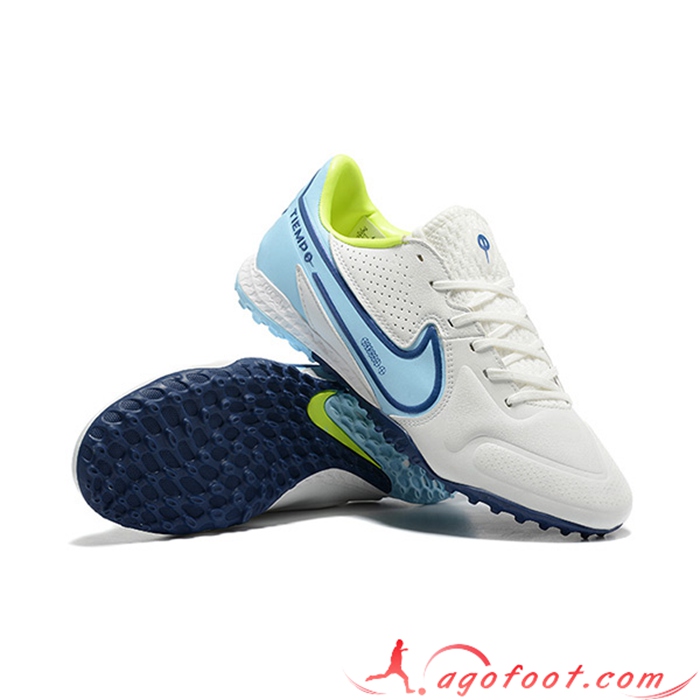 Nike Chaussures de Foot Tiempo Legend 9TF Blanc