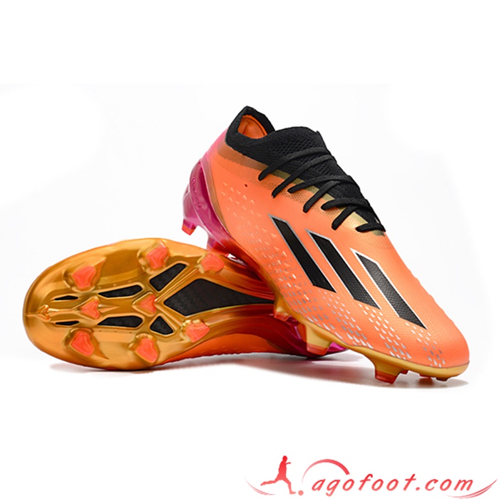 Adidas Chaussures de Foot X Speedportal .1 2022 World Cup Boots FG Orange