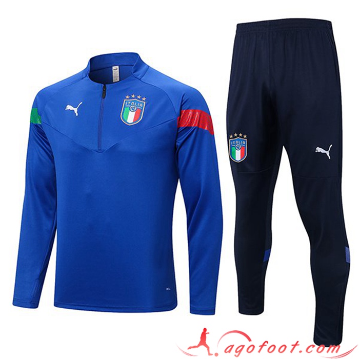 Ensemble Survetement de Foot Italie Bleu 2022/2023