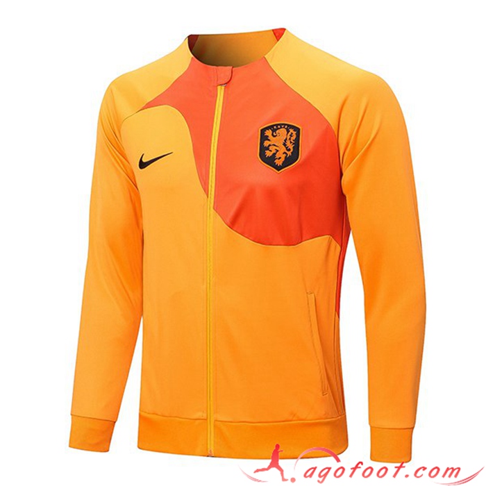 Veste Foot Pays-Bas Orange 2022/2023