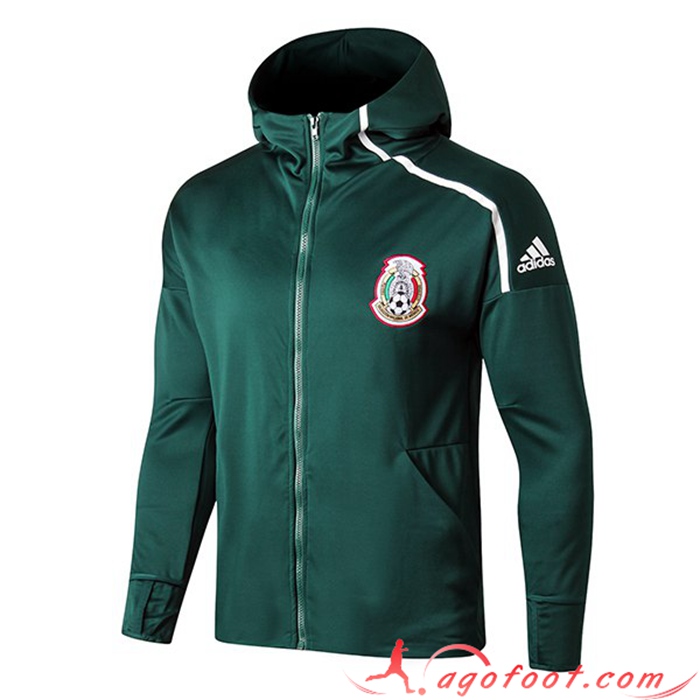 Veste A Capuche Mexique Vert 2022/2023