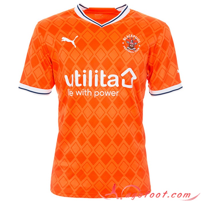 Nouveau Maillot de Foot Blackpool Domicile 2022/2023