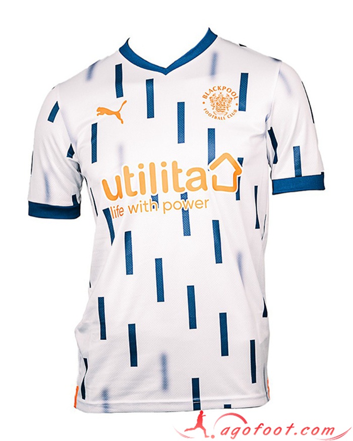 Nouveau Maillot de Foot Blackpool Exterieur 2022/2023