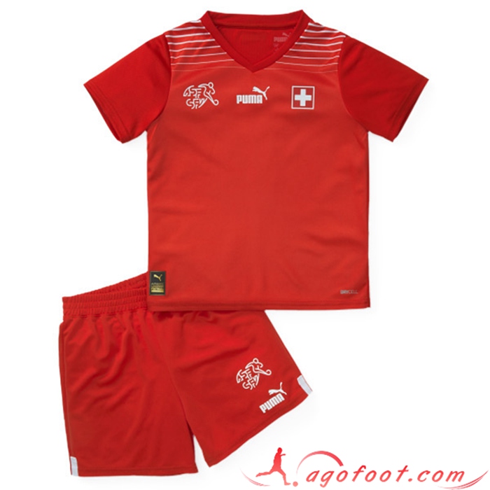 Nouveau Maillot de Foot Suisse Enfant Domicile 2022/2023