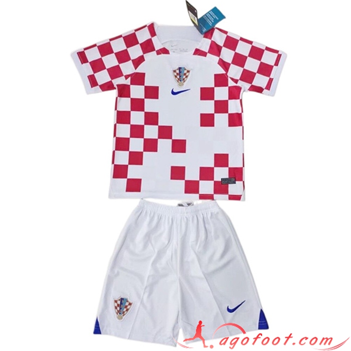 Nouveau Maillot de Foot Croatie Enfant Domicile 2022/2023