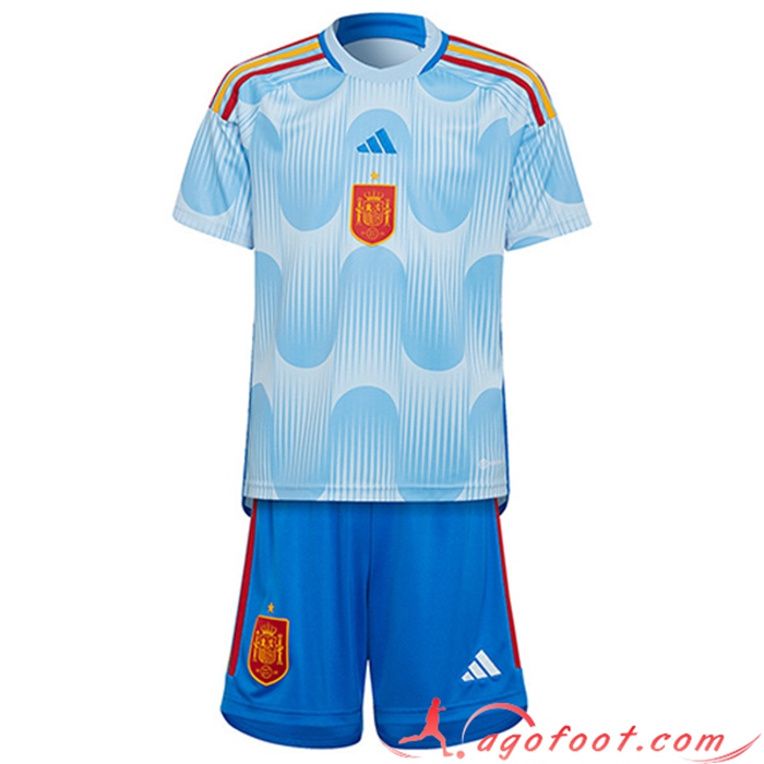 Nouveau Maillot de Foot Espagne Enfant Exterieur 2022/2023