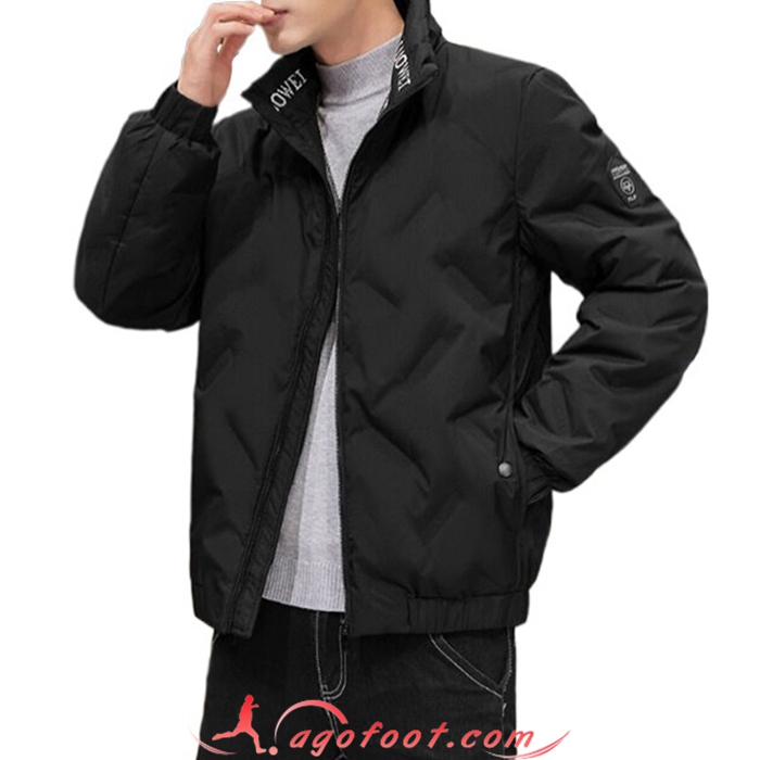 Doudoune Court Mode Epaisse Noir 2022