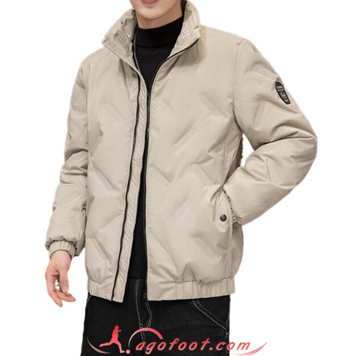 Doudoune Court Mode Epaisse Noir/Blanc 2022