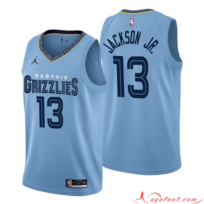 Maillot Memphis Grizzlies (JACKSON JR. #13) 2022/23 Bleu Clair