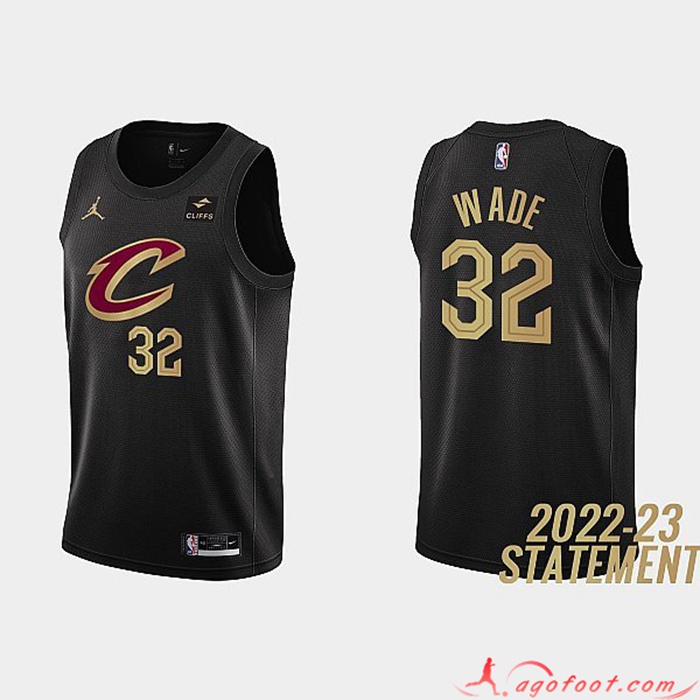 Maillot Cleveland Cavaliers (WADE #32) 2022/23 Noir