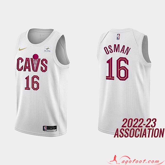 Maillot Cleveland Cavaliers (OSMAN #16) 2022/23 Blanc