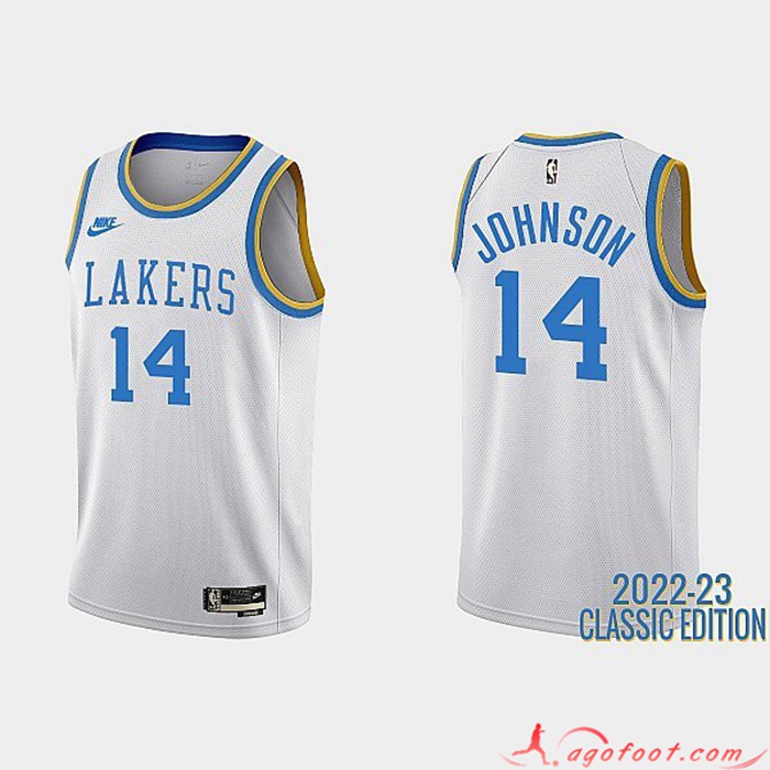 Maillot Los Angeles Lakers (JOHNSON #14) 2022/23 Blanc