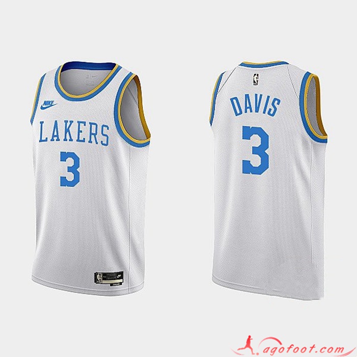 Maillot Los Angeles Lakers (DAVIS #3) 2022/23 Blanc