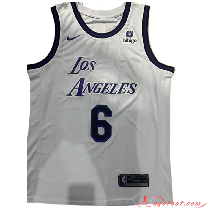 Maillot Los Angeles Lakers (JAMES #6) 2022/23 Blanc