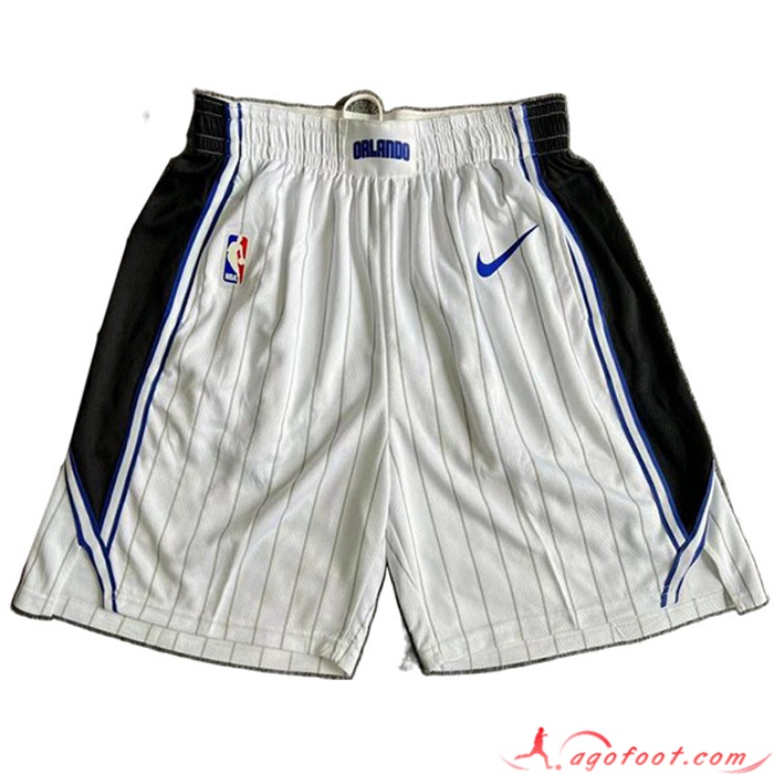 Shorts NBA Orlando Magic Blanc