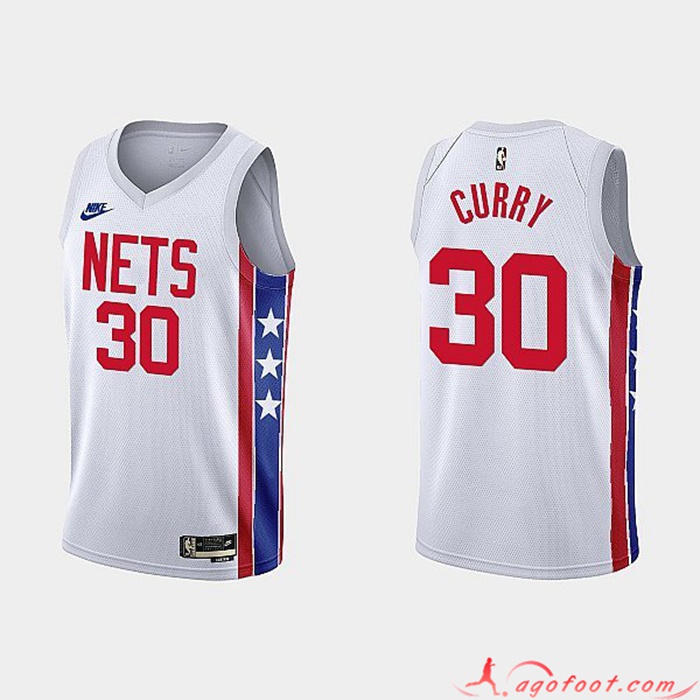 Maillot Brooklyn Nets (CURRY #30) 2022/23 Blanc
