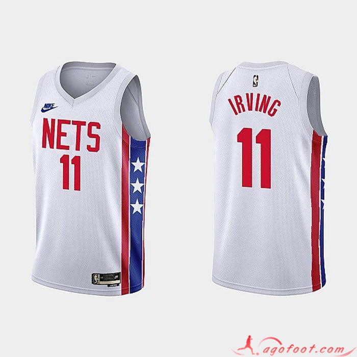 Maillot Brooklyn Nets (IRVING #11) 2022/23 Blanc