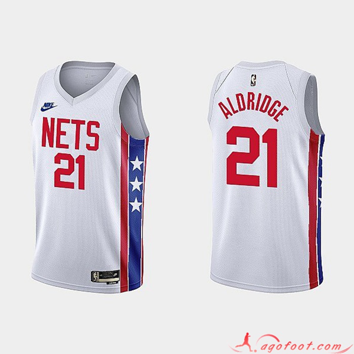 Maillot Brooklyn Nets (ALDRIDGE #21) 2022/23 Blanc