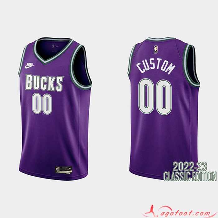 Maillot Brooklyn Nets (CUSTOM #00) 2022/23 Pourpre