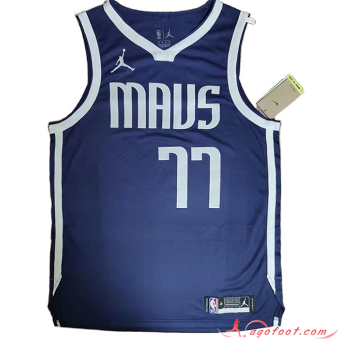 Maillot Dallas Mavericks (DONCIC #77) 2022/23 Bleu Foncé