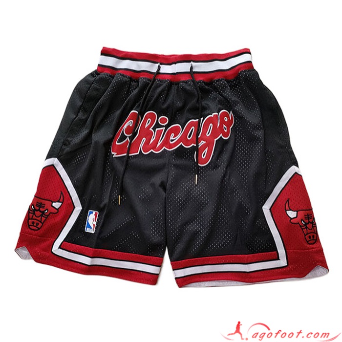 Shorts NBA Chicago Bulls Noir