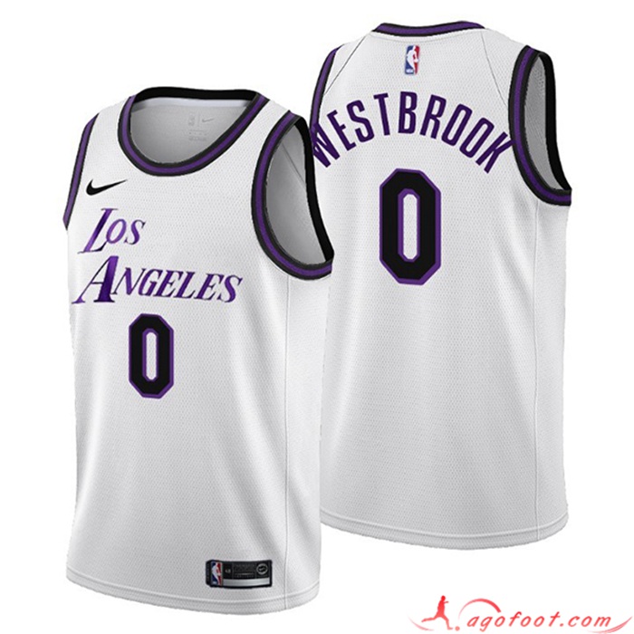 Maillot Los Angeles Lakers (WESTBROOK #0) 2022/23 Blanc