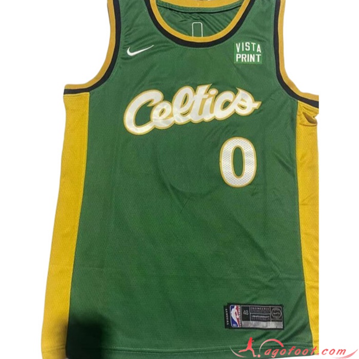 Maillot Boston Celtics (TATUM #0) 2022/23 Vert