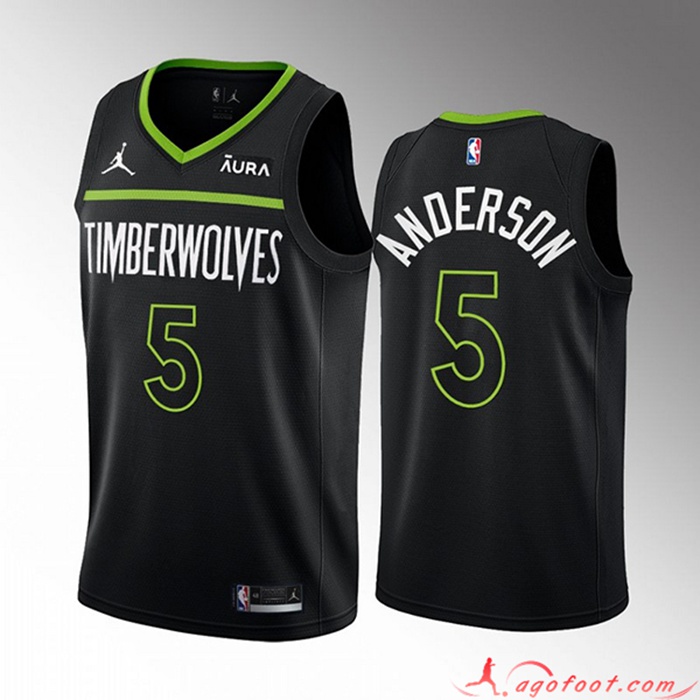 Maillot Minnesota Timberwolves (ANDERSON #5) 2022/23 Noir