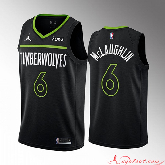 Maillot Minnesota Timberwolves (McLAUGHLIN #6) 2022/23 Noir