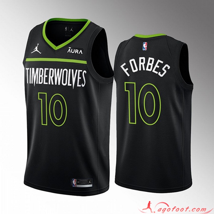 Maillot Minnesota Timberwolves (FORBES #10) 2022/23 Noir