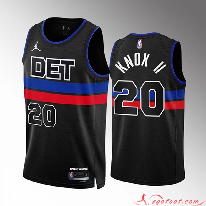 Maillot Detroit Pistons (KNOX #20) 2022/23 Noir