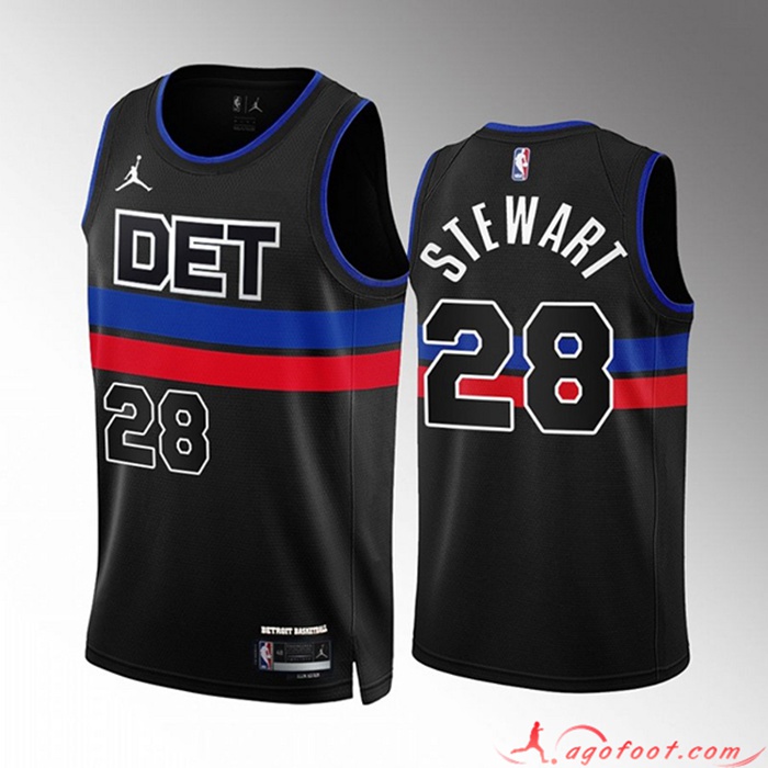 Maillot Detroit Pistons (STEWART #28) 2022/23 Noir