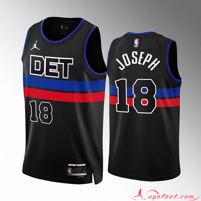 Maillot Detroit Pistons (JOSEPH #18) 2022/23 Noir