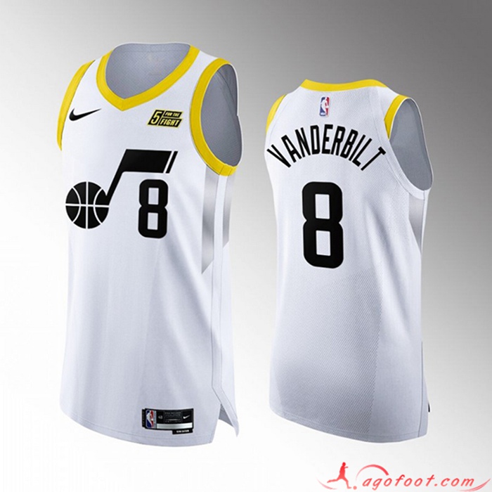 Maillot Utah Jazz (VANDERBILT #8) 2022/23 Blanc