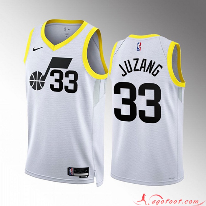 Maillot Utah Jazz (JUZANG #33) 2022/23 Blanc