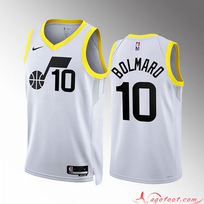 Maillot Utah Jazz (BOLMARO #10) 2022/23 Blanc