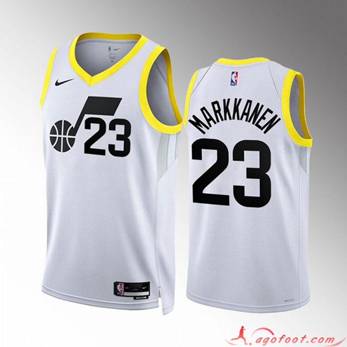 Maillot Utah Jazz (MARKKANEN #23) 2022/23 Blanc