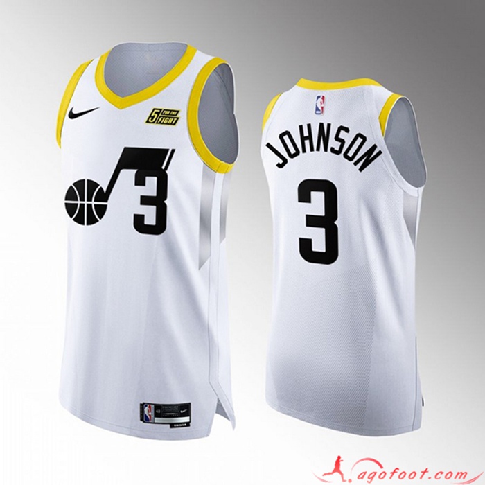 Maillot Utah Jazz (JOHNSON #3) 2022/23 Blanc