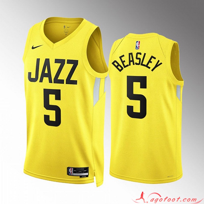 Maillot Utah Jazz (BEASLEY #5) 2022/23 Jaune