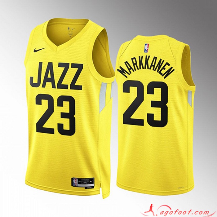 Maillot Utah Jazz (MARKKANEN #23) 2022/23 Jaune