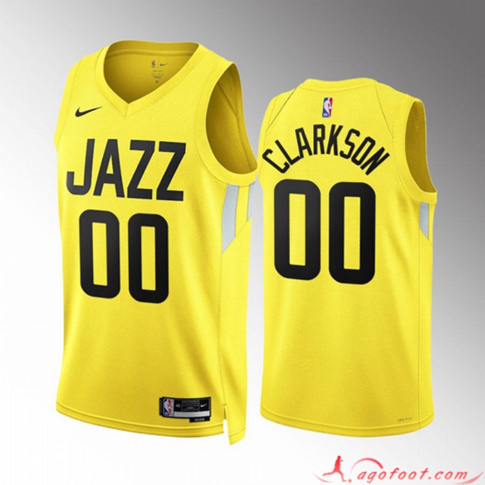 Maillot Utah Jazz (CLARKSON #00) 2022/23 Jaune