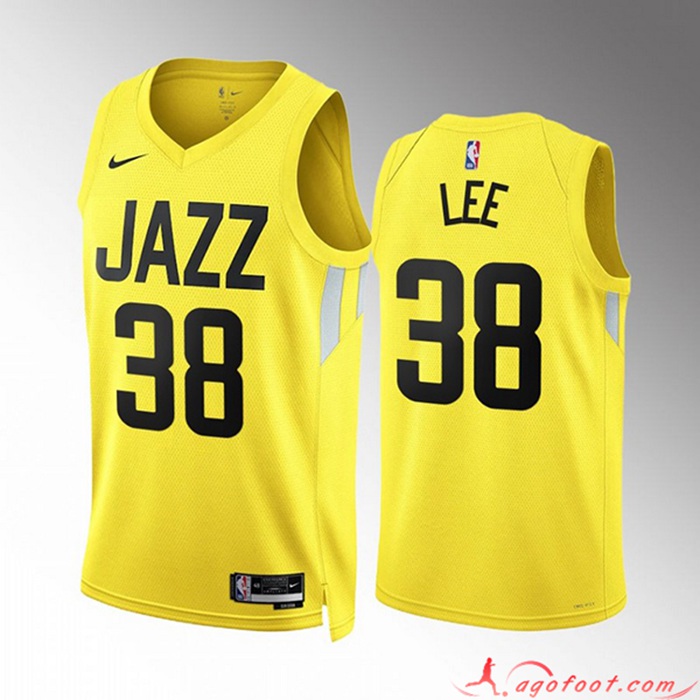 Maillot Utah Jazz (LEE #38) 2022/23 Jaune