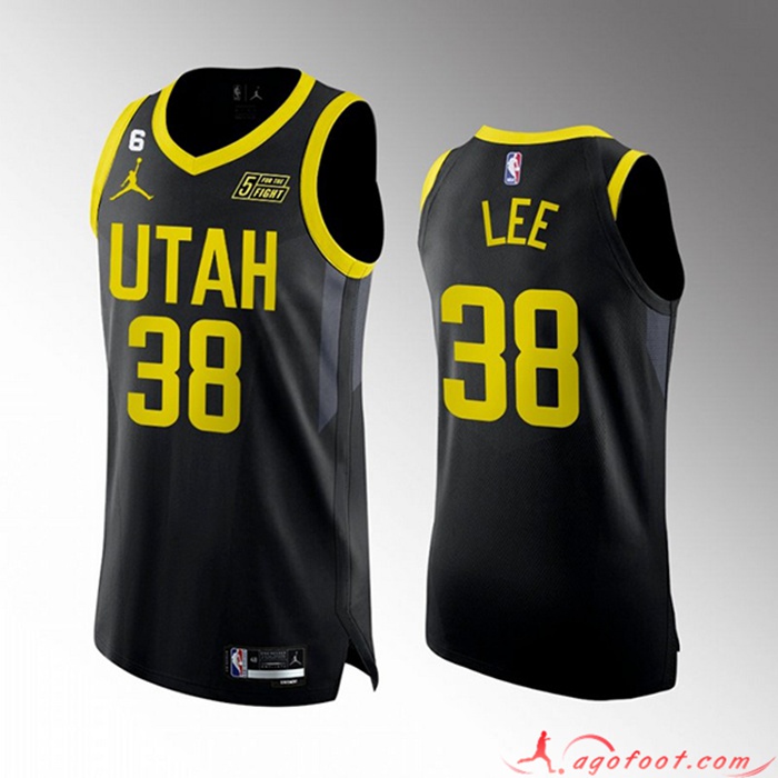 Maillot Utah Jazz (LEE #38) 2022/23 Noir