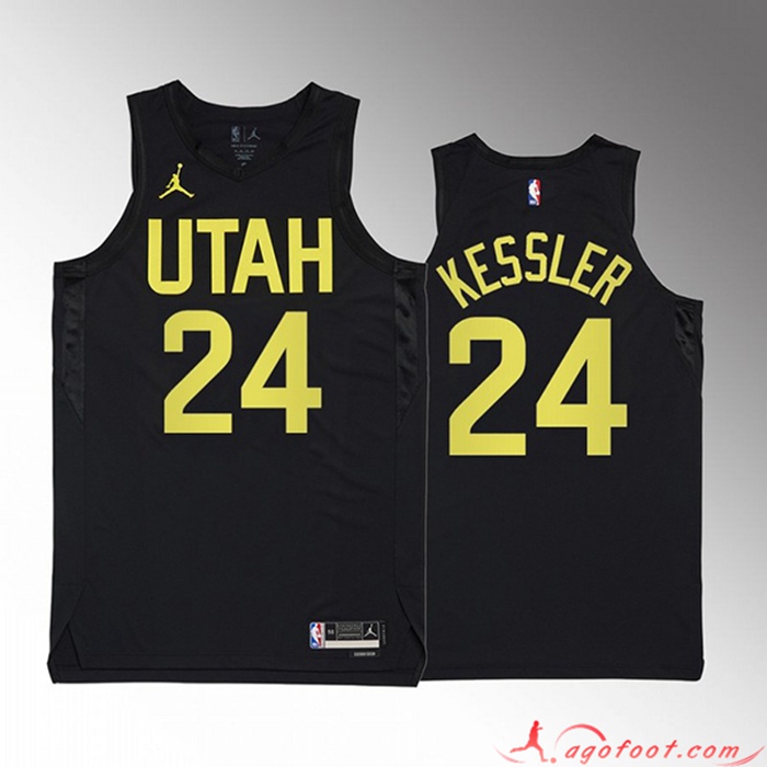 Maillot Utah Jazz (KESSLER #24) 2022/23 Noir