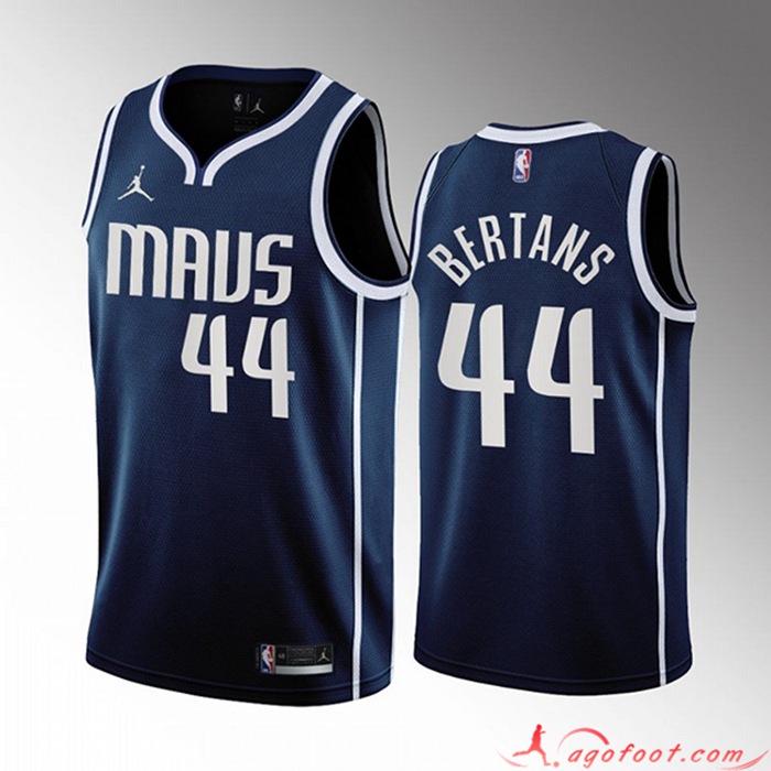 Maillot Dallas Mavericks (BERTANS #44) 2022/23 Bleu Marine